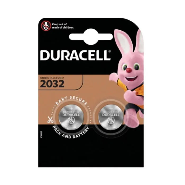 Duracell Lithium Button Battery 3V 2032 DL / CR2032 2 Units