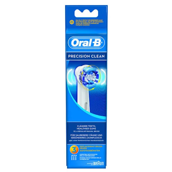 Oral-B Electric Toothbrush Head Precision Clean 3 units (eb 20-3 Precision Clean)