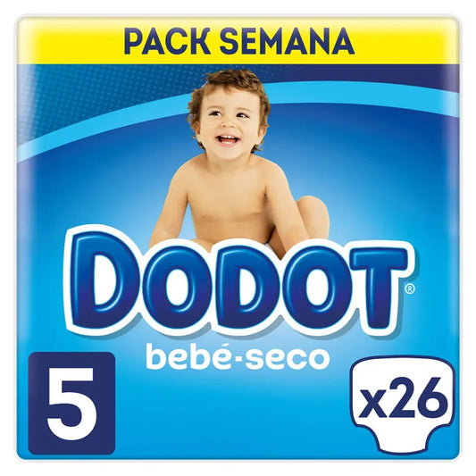 Dodot Baby-Dry Diapers Size 5, 26 Diapers