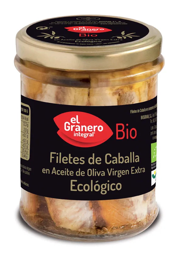 Granero Filetes De Caballa Bio 195g