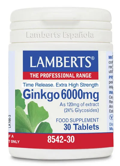 Lamberts Ginkgo Biloba 6000 Mg 60 Tabs