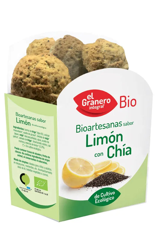 Granero Galletas Artesanas Sabor Limon Con Chia 250g