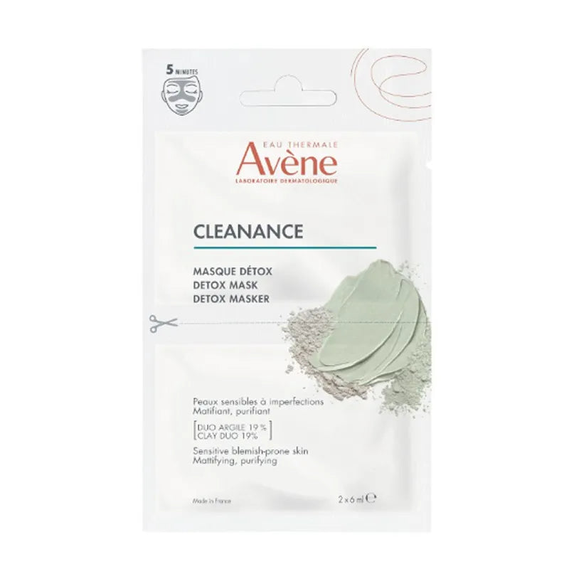 Avène Cleanance Detox Mask 2 x 6 ml