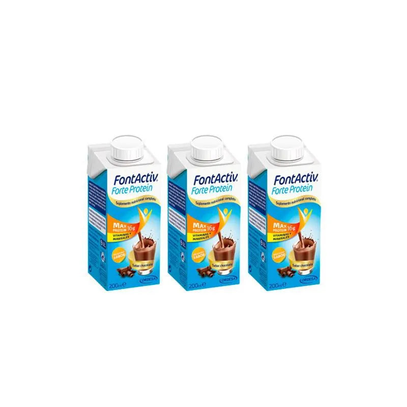 Ordesa Fontactiv Forte Protein Chocolate 3x 200ml