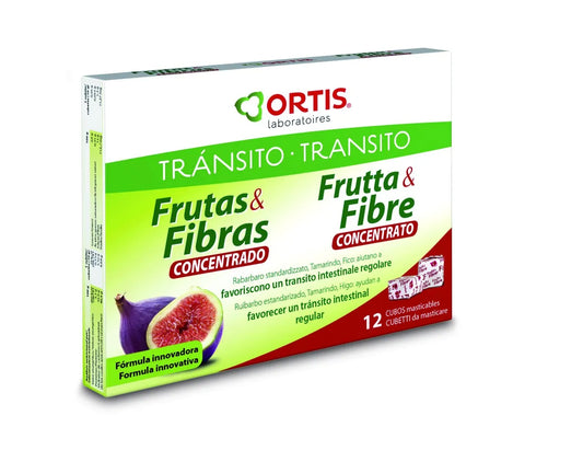 Ortis Frutas y Fibras Concentrado 12 Cubos